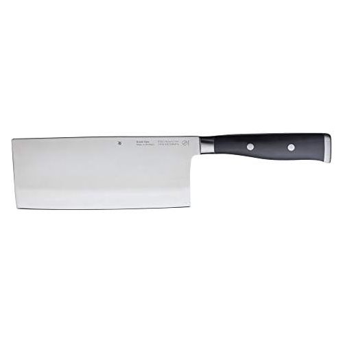 더블유엠에프 WMF Grand Class Chinese Chefs Knife, Sharpening Steel, Forged, Performance Cut Plastic Handle Blade Length 18.5cm