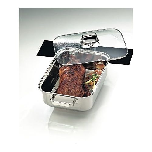 더블유엠에프 WMF Vitalis Steamer with Steaming Rack, Lid and Thermometer, 18/10 Stainless Steel, 6.5 L