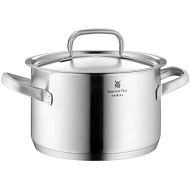 WMF Gourmet Plus 18/10 24-cm Stainless Steel high Casserole with Lid, 5.7 Litres
