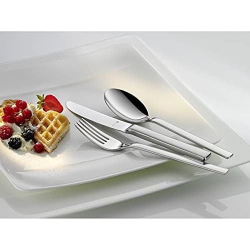 더블유엠에프 WMF Lyric Cutlery Set 30Pieces for 6Peoplewith Monobloc Knives Cromargan Protect Stainless Steel Polished, Extremely Scratch Resistant Dishwasher Safe