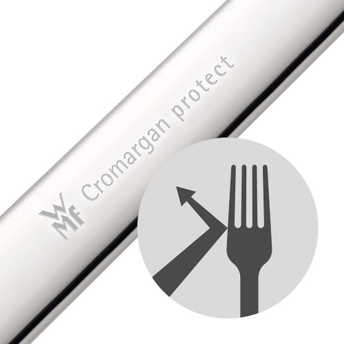 더블유엠에프 WMF Lyric Cutlery Set 30Pieces for 6Peoplewith Monobloc Knives Cromargan Protect Stainless Steel Polished, Extremely Scratch Resistant Dishwasher Safe