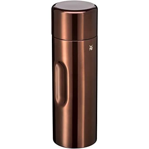 더블유엠에프 WMF Motion Insulated Flask 0.75 L Cromargan Stainless Steel for Tea or Coffee Vacuum Flask with Drinking Cup Keeps Cold for 24 Hours and 12 Hours Warm Copper