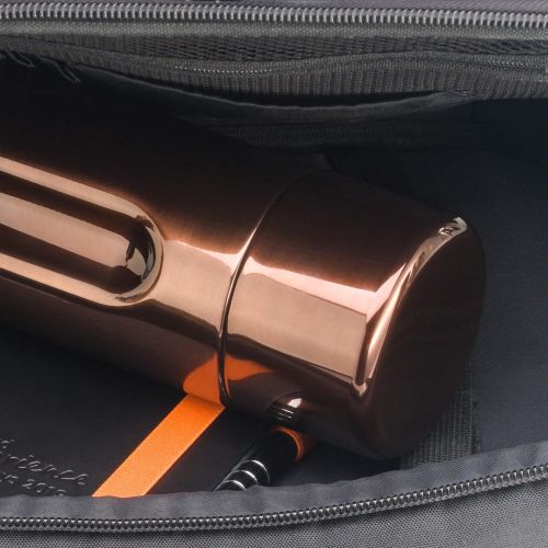 더블유엠에프 WMF Motion Insulated Flask 0.75 L Cromargan Stainless Steel for Tea or Coffee Vacuum Flask with Drinking Cup Keeps Cold for 24 Hours and 12 Hours Warm Copper