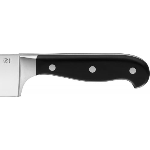 더블유엠에프 WMF Spitzenklasse Plus Cheese / Herb Fair 23.5 cm, Special Blade Steel, Forged Knife, Performance Cut, Plastic Handle, Blade 11 cm