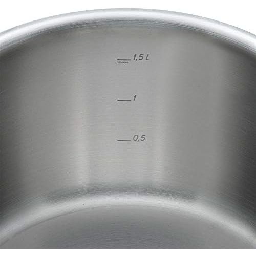 더블유엠에프 WMF Gourmet Plus 18/10 stainless steel high casserole with lid 16cm/1.9ltr