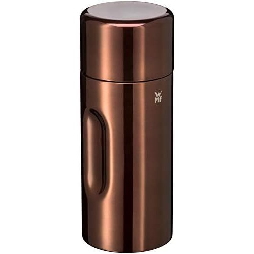 더블유엠에프 WMF Motion Insulated Flask 0.5 L Cromargan Stainless Steel for Tea or Coffee Thermos Flask with Drinking Cup Keeps 24 Hours Cold and 12 Hours Warm Copper