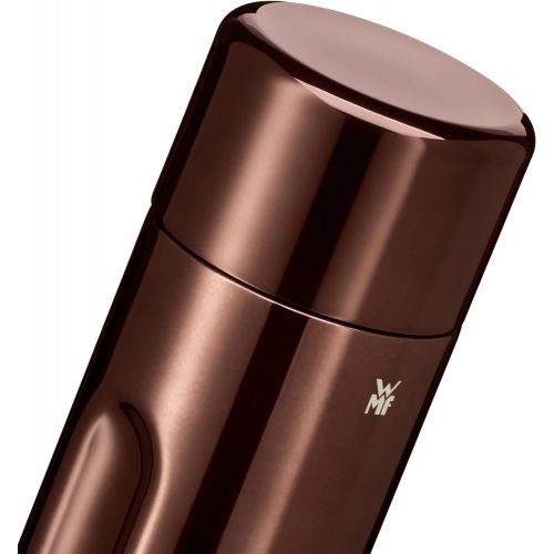 더블유엠에프 WMF Motion Insulated Flask 0.5 L Cromargan Stainless Steel for Tea or Coffee Thermos Flask with Drinking Cup Keeps 24 Hours Cold and 12 Hours Warm Copper