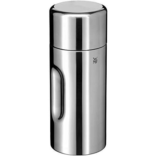 더블유엠에프 WMF Motion Insulated Flask 0.5 L Cromargan Stainless Steel for Tea or Coffee Thermos Flask with Drinking Cup, Keeps 24 Hours Cold and 12 Hours Warm