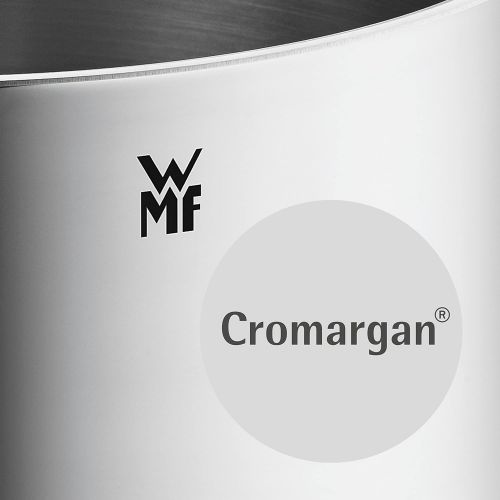 더블유엠에프 WMF 760336380 Set of 4 Pots, Scale on Inside, Lid with 4 PouringFunctions, Made in Germany, Glass Lid, Polished Cromargan Stainless Steel, Suitable for Induction Cookers, Dishwash