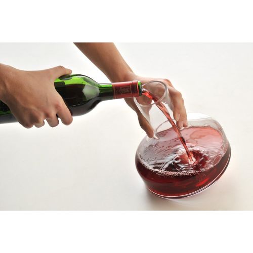 더블유엠에프 WMF Taverno Wine Decanter with Hollow Base 1.0 L Glass Decanter Bottle for Red Wine Aerator Easy Care Elegant High-Quality