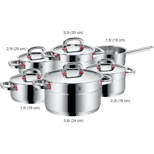 더블유엠에프 WMF Premium One 1788066040 6-Piece Cookware Set