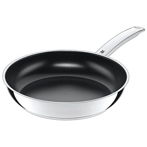 더블유엠에프 WMF 748266021Devil Coating Diameter 26cm Devil Pouring Rim Stainless Steel Cromargan Stainless Steel Frying Pan Suitable for Induction CookersStainless Steel, Silver, 19