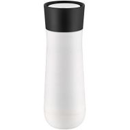 WMF Cromargan Stainless Steel Insulated Thermal Beaker 0.35Litre Height 22cm oe7,4Automatic Closure 360° Isolierkern Drink Double Walled Stainless Steel, White