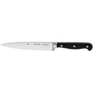 WMF Spitzenklasse Plus Messerblock mit Messerset, 6-teilig, 4 Messer geschmiedet, 1 Wetzstahl, 1 Block aus Walnussholz, Performance Cut, Spezialklingenstahl