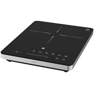 WMF Kult X Single Induction Hob 2200 W up to 28 cm 1 Hob 8 Power Levels Pan Detection Touch Display Glass Ceramic Timer Function