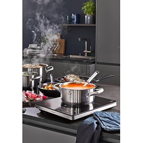 더블유엠에프 WMF Kult X Single Induction Hob 2200 W up to 28 cm 1 Hob 8 Power Levels Pan Detection Touch Display Glass Ceramic Timer Function