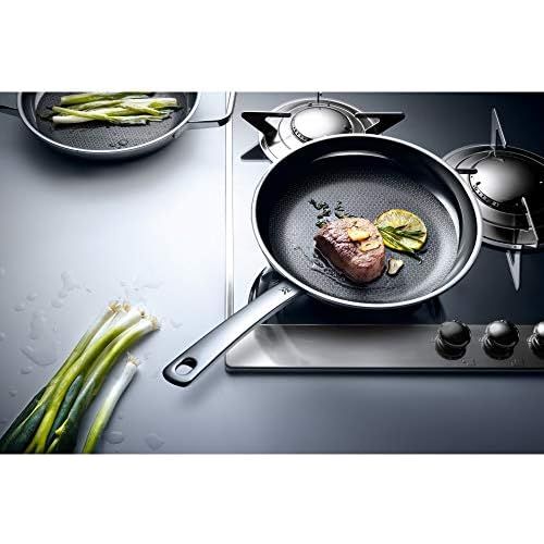 더블유엠에프 WMF Profi Resist Frying Pan Diameter 28cm high, stainless steel with handle Coated Honeycomb Structure for Induction Frying Pan