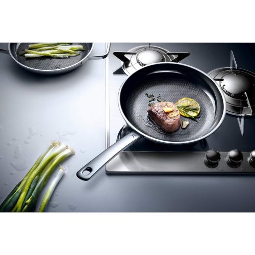 더블유엠에프 WMF Profi Resist Frying Pan Diameter 28cm high, stainless steel with handle Coated Honeycomb Structure for Induction Frying Pan