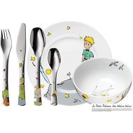 WMF little Prinz childrens tableware, with childrens cutlery, 6-piece, from 6 years, Cromargan polished stainless steel, dishwasher-safe, color and food safe