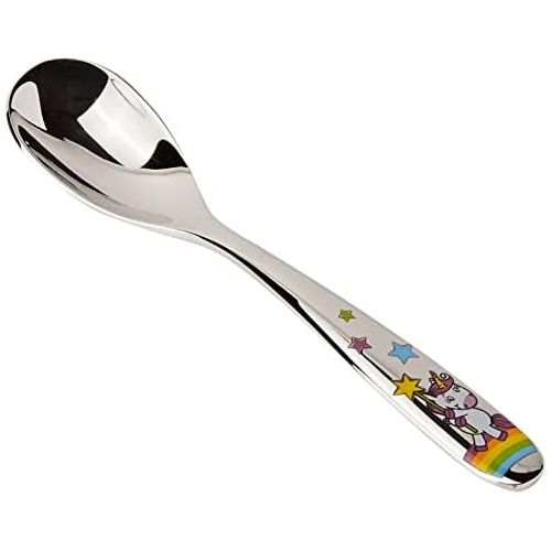 더블유엠에프 WMF Unicorn Childrens Cutlery Set 4-Piece 3-9 Years Stainless Steel Cromargan Polished Dishwasher Safe