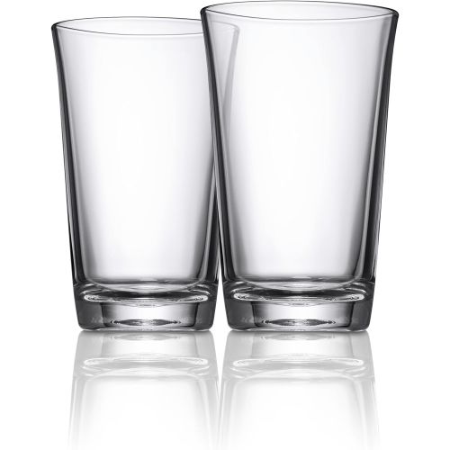 더블유엠에프 WMF Basic Water Carafe Set 3-Piece 1L Carafe with 2 Water Glasses 250 ml Glass Height 30.2 cm Glass Carafe with Lid Silicone Lid CloseUp Closure