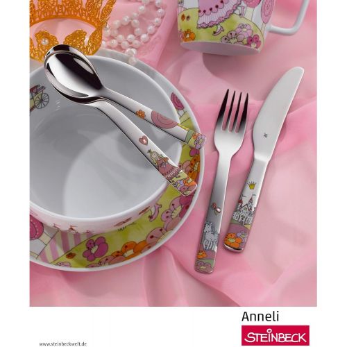 더블유엠에프 WMF Princess Anneli Childrens Crockery Plate Diameter 19 cm Porcelain Dishwasher Safe Colour and Food Safe