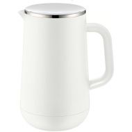 WMF Impulse Thermos Pot / Jug for Tea or Coffee - 1 Litre - Twist Closure - Keeps Drinks Warm or Cold for 24 Hours, White