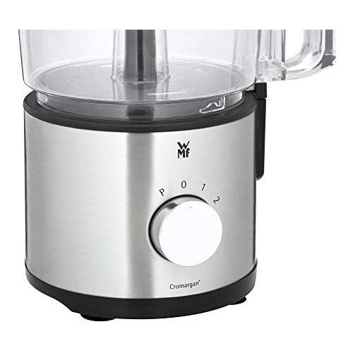 더블유엠에프 WMF Kult X Edition Food Processor 500 W with 5 Accessory Discs Kneading Knife Stopper Stainless-Steel Knife Container 2.0 L