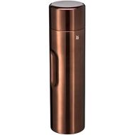 WMF Motion Thermos Flask 1.0 L Cromargan Stainless Steel for Tea or Coffee Vacuum Flask with Drinking Cup Keeps Cold for 24 Hours and 12 Hours Warm Copper