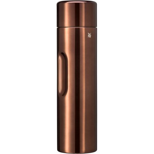 더블유엠에프 WMF Motion Thermos Flask 1.0 L Cromargan Stainless Steel for Tea or Coffee Vacuum Flask with Drinking Cup Keeps Cold for 24 Hours and 12 Hours Warm Copper