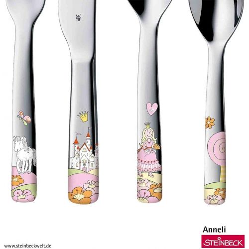 더블유엠에프 WMF Kinderbesteck Set 4 PRINZESSIN ANNELI 1294156040