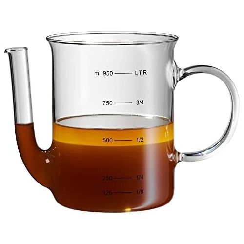 더블유엠에프 Besuchen Sie den WMF-Store WMF Fettreduzierkanne, 0,5 l, aus hitzebestandigem Glas