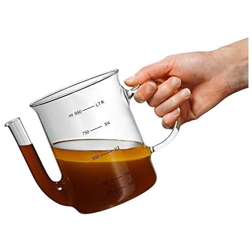 더블유엠에프 Besuchen Sie den WMF-Store WMF Fettreduzierkanne, 0,5 l, aus hitzebestandigem Glas