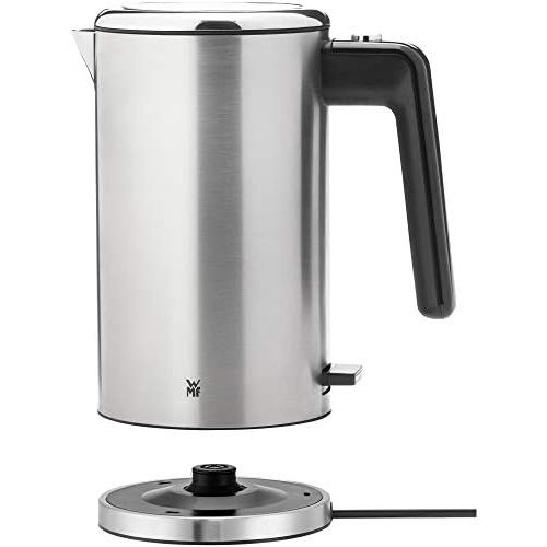 더블유엠에프 WMF Lono Double-Walled Kettle 2400 Watt, 1.3 L, Safety Touch, Internal Water Level Indicator / Limescale Water Filter Cromargan Matte / Silver