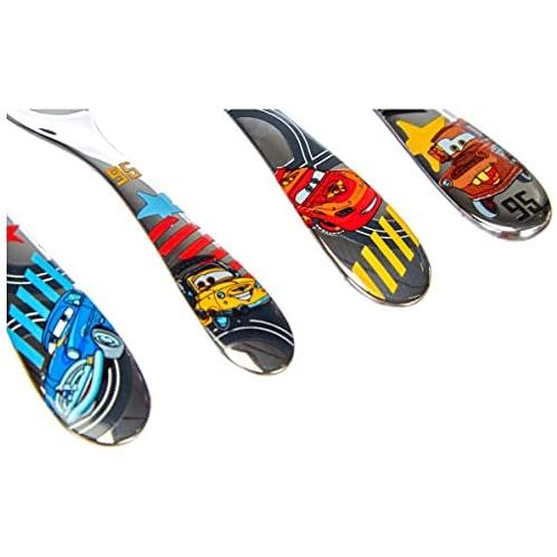 더블유엠에프 WMF Disney CARS2 Childrens Cutlery Set 4-Piece, transparent, 22 x 16 x 3 cm