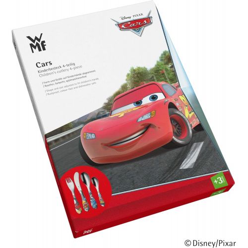 더블유엠에프 WMF Disney CARS2 Childrens Cutlery Set 4-Piece, transparent, 22 x 16 x 3 cm