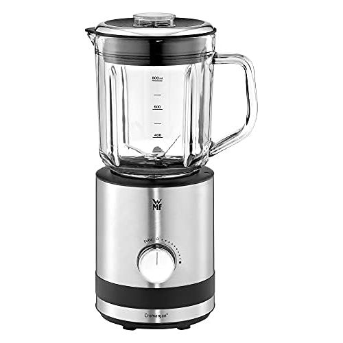 더블유엠에프 WMF Kitchen Nminis Compact Blender, 0,8 l, 400 Watt, Glass Jug, Cromargan Matte/Silver