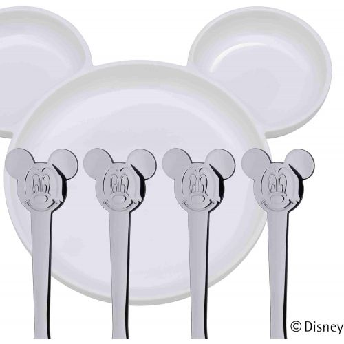 더블유엠에프 WMF Disney Mickey Mouse Childrens Crockery Set, Silver, 25 x 25 x 5 cm