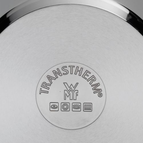 더블유엠에프 WMF roasting pan, oval, 41x28x18,5 cm, 8,5 l, induction lid, incl. Roasting thermometer, Cromargan, stainless steel induction, dishwasher safe, ovenproof
