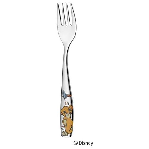 더블유엠에프 WMF Childrens Cutlery Set 3+ Years, the Lion King Stainless Steel Polished, Dishwasher Safe