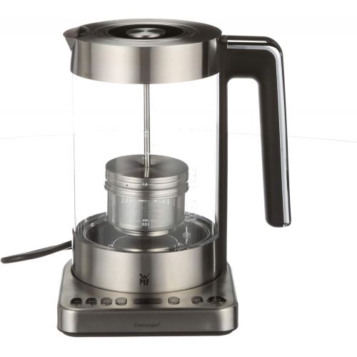 더블유엠에프 WMF Lono 2 in 1 Vario kettle, with temperature setting, 1.4 - 1.7 l, 3000 W, glass tea maker with tea strainer, keep warm function