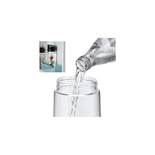더블유엠에프 WMF Nuro Water Carafe 1 L Height 29.7 cm Glass Carafe CloseUp Closure Black