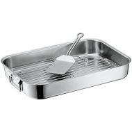 WMF Roasting Pan with Insert and Turner, 18/10 Stainless Steel, 40cmx28 cm
