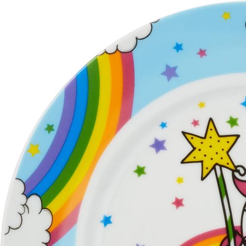 더블유엠에프 WMF Unicorn Childrens Plate 19 cm Porcelain Dishwasher Safe Colour and Food Safe