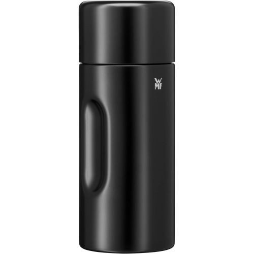 더블유엠에프 WMF Motion Insulated Flask 0.5 L Cromargan Stainless Steel for Tea or Coffee Vacuum Flask with Drinking Cup Keeps 24 Hours Cold and 12 Hours Warm Black Matte