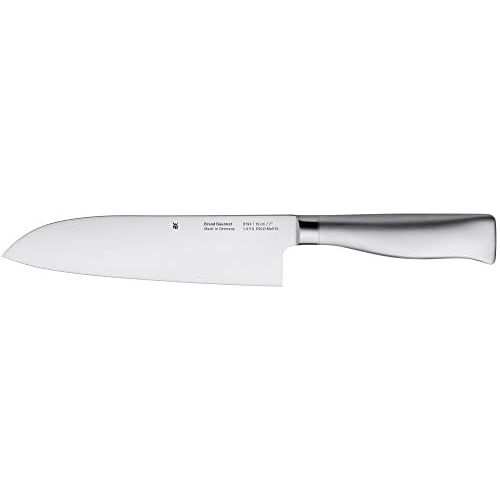 더블유엠에프 WMF Grand Gourmet Santoku Knife length 32 cm blade length 18 cm performance cut, Made in Germany, forged special blade steel handle, stainless steel