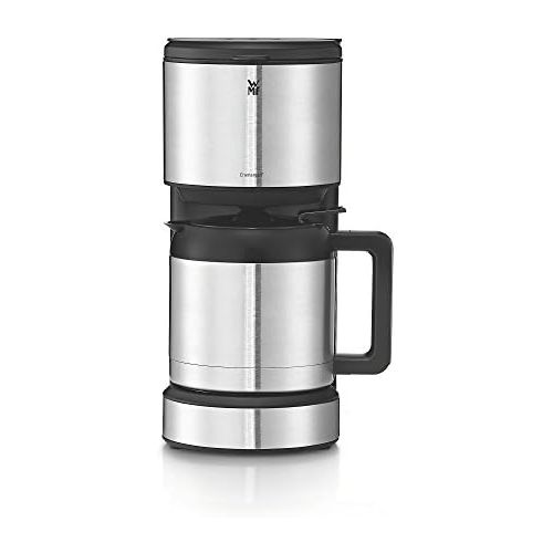더블유엠에프 WMF Stelio Aroma Filterkaffeemaschine mit Thermoskanne - coffee makers (Freestanding, Ground coffee, Coffee, Drip coffee maker, Black, Silver, Buttons)