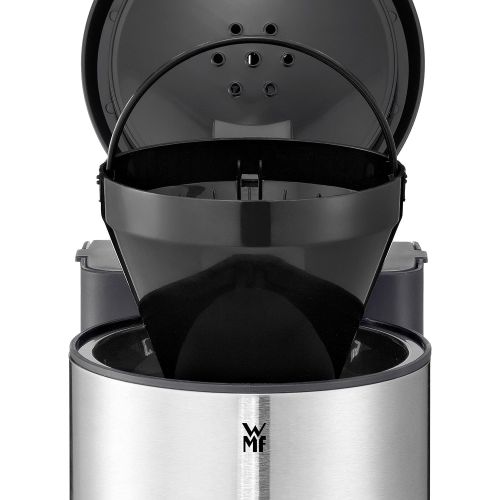 더블유엠에프 WMF Stelio Aroma Filterkaffeemaschine mit Thermoskanne - coffee makers (Freestanding, Ground coffee, Coffee, Drip coffee maker, Black, Silver, Buttons)