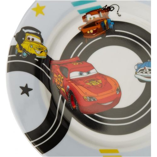 더블유엠에프 WMF Disney Cars2 Childrens Crockery Plate 19 cm Porcelain Dishwasher Safe Colour and Food Safe