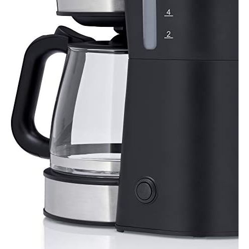 더블유엠에프 WMF Bueno Pro Coffee Maker with Glass Jug / Filter Coffee / 10 Cups / Start / Stop Button / Drip Stop / Swing Filter / Automatic Shut-Off / 1000 W